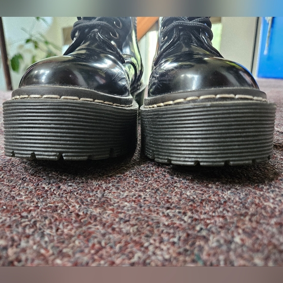 Tall Black Combat Boots 20 eye - Picture 6 of 9